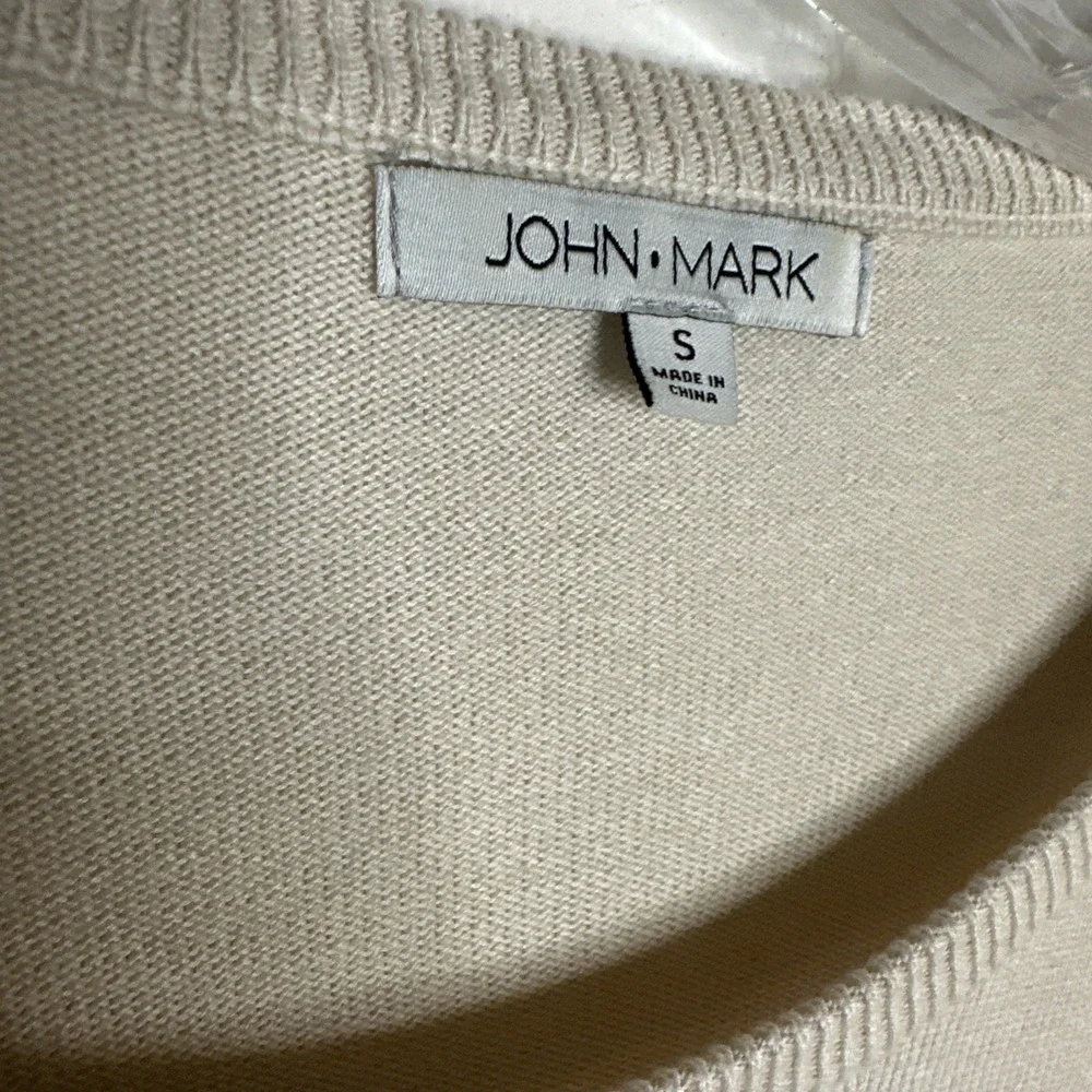 John Mark Pullover Sweater‎ Top w/ Fringe Accent  3/4